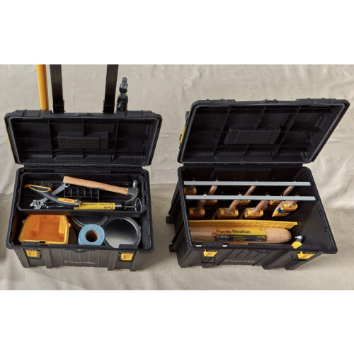 Purdy Purdy 14S250100 Painters Decorators Storage Box On Wheels Paint Rollers Brushes 2
