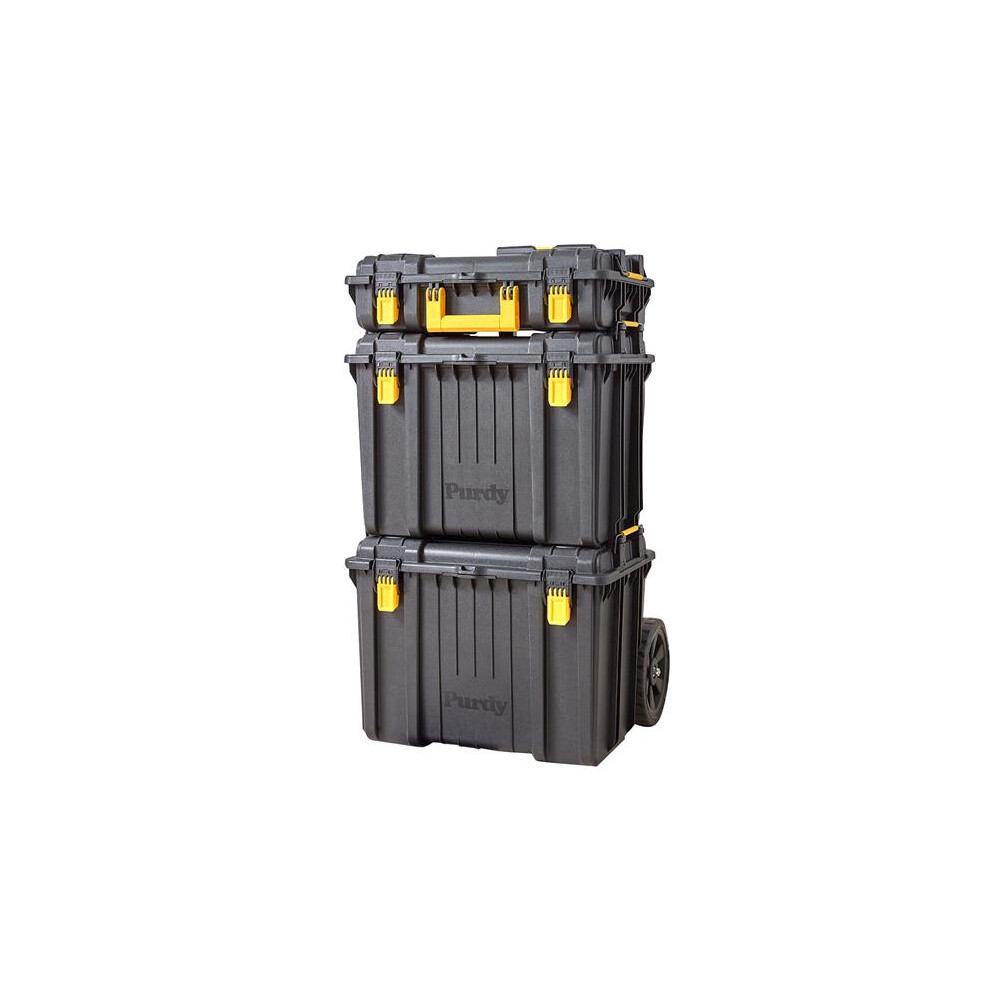 Purdy 14S250100 Painters Decorators Storage Box On Wheels Paint Rollers Brushes