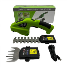2 in 1 3.6v Lithium Ion Cordless Hedge Trimmer,Grass Shear 1500mah