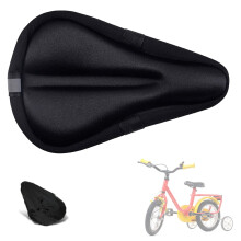 Capa de Almofada de Gel para Bicicleta Liyamobu para Crianças, 9"x6" Almofada de Sela Macia e Respirável