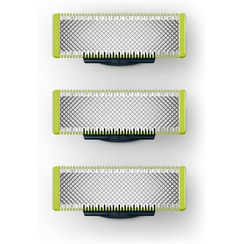 (3 pack) 1-pack or 3-pack of razor blades compatible with Philips Oneblade Replacement