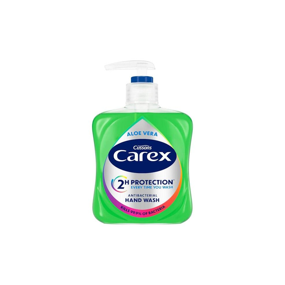 6 x Carex Aloe Vera Antibacterial Handwash 250ml