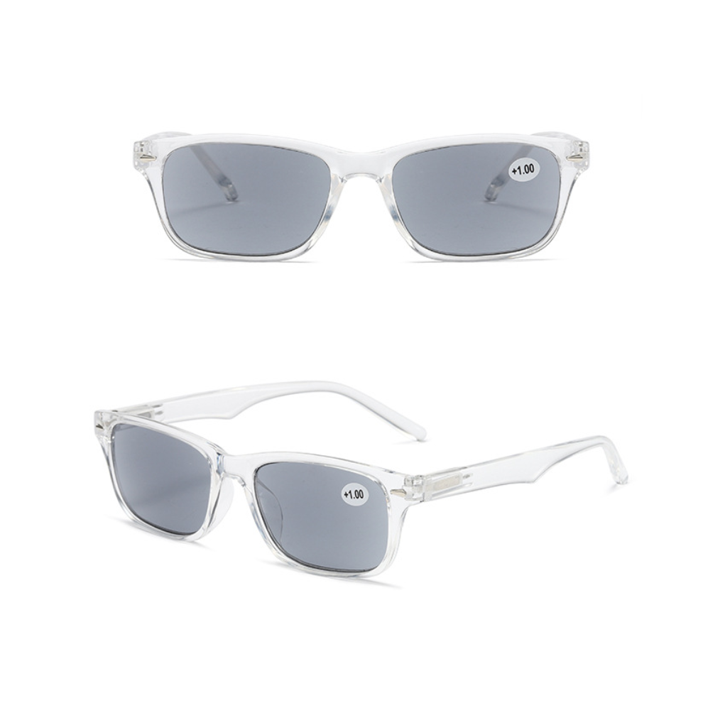 Black/Blue/Gray (+1.50, Clear) Tinted Sunglasses Plastic Reading Glasses Shade 1.0 2.0 3.0 1.5 2.5 3.5 4.0