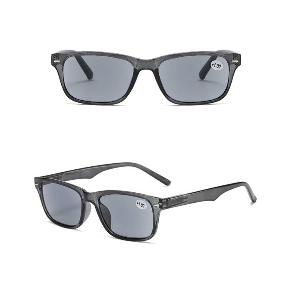 Gray (+1.50, ) Tinted Sunglasses Plastic Reading Glasses Shade +1.0 +2.0 +3.0 +1.5 +2.5 +3.5 +4.0