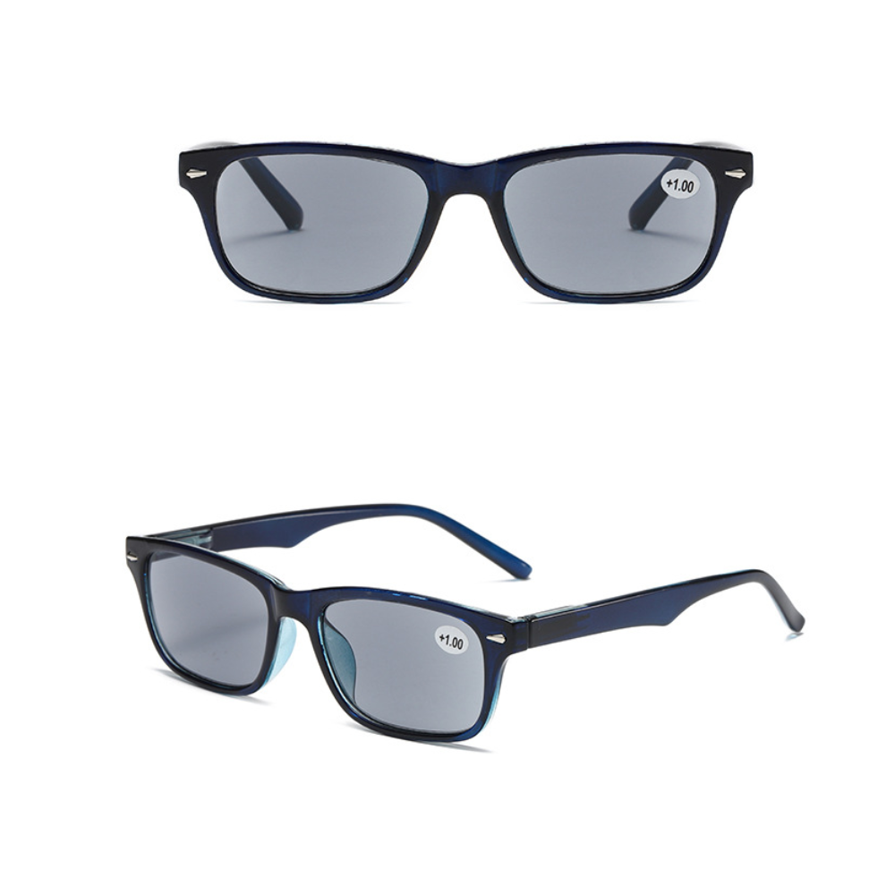 Blue (+1.50, ) Tinted Sunglasses Plastic Reading Glasses Shade +1.0 +2.0 +3.0 +1.5 +2.5 +3.5 +4.0