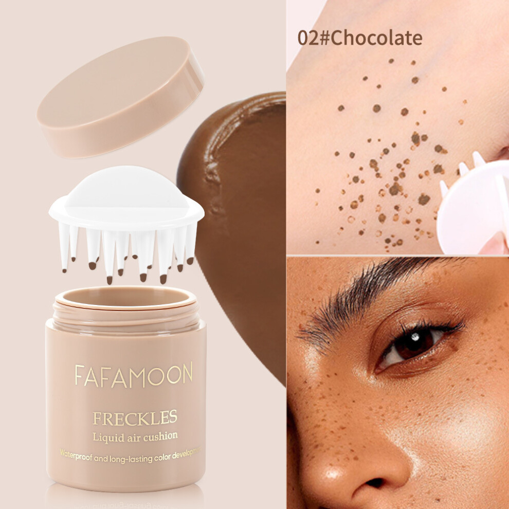 (02# Chocolate) Freckled Stamp Lifelike Freckle Pen Natural Simulation Fake Spot Makeup Tool Long Lasting Waterproof Face Dot Spot Pen-image-OPC-PH9S9GT-NEW