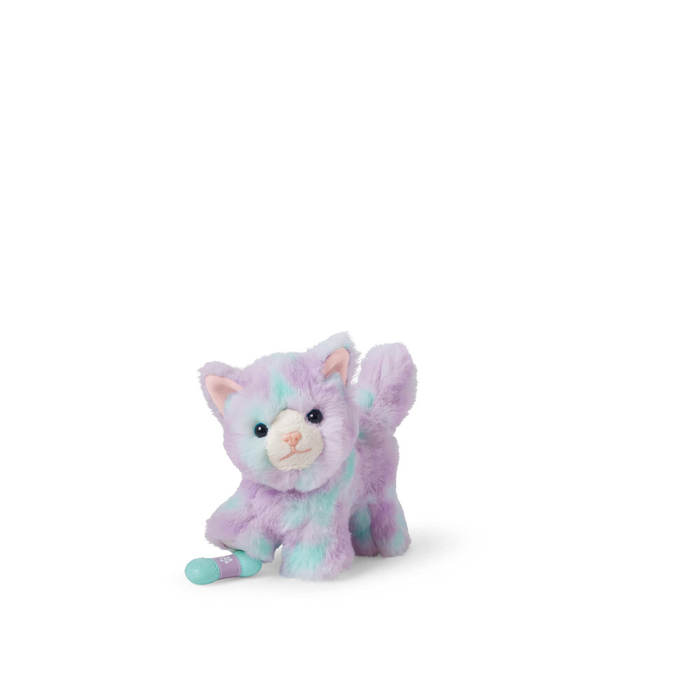 Poup E American Girl Truly Me De 45 Cm, Chaton Rose Pourpre Avec Bouche Magn Tique Pour Tenir Son Jouet En Laine, Pour Les 6 Ans Et Plus-image