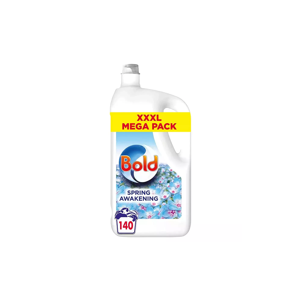 Bold Laundry Liquid Detergent Spring Awakening 140 washes Bulk Buy