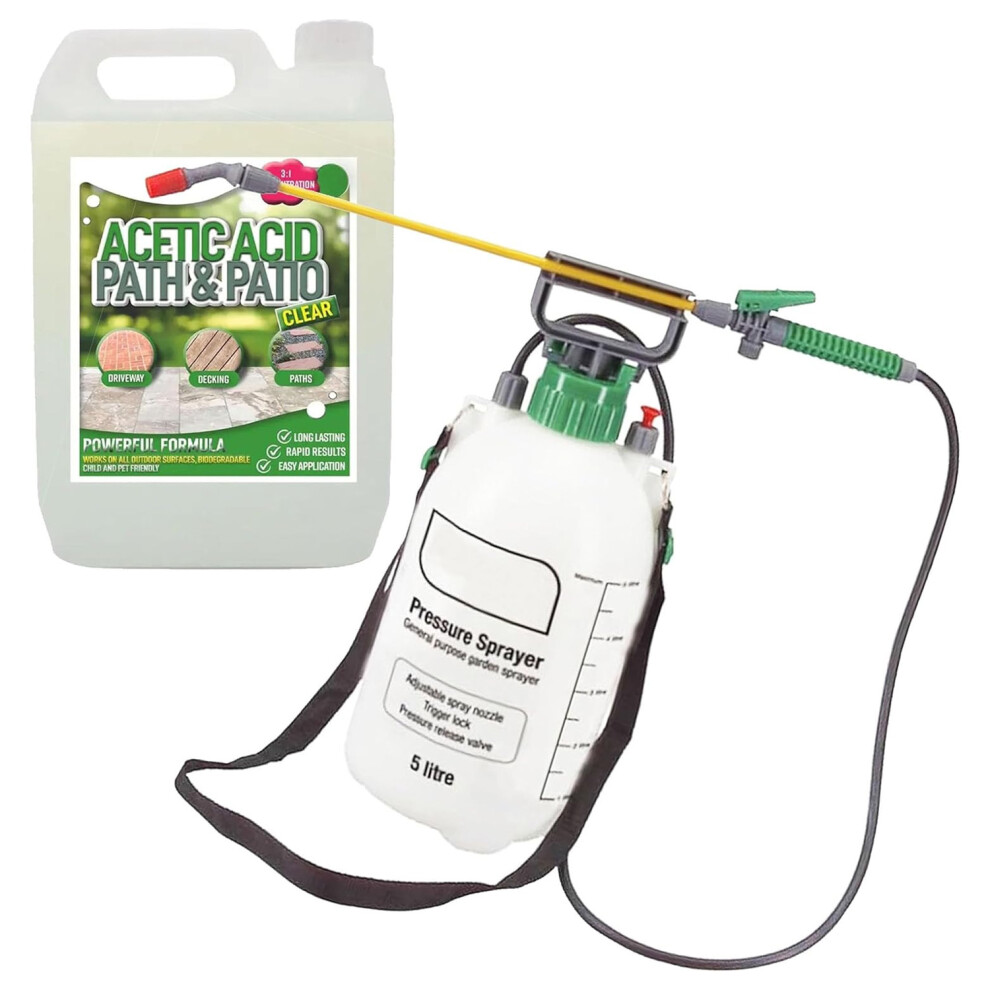 Garden Acetic (2.5L) & Pressure Sprayer Acid Vinegar-image-OPC-PH9S9VB-NEW