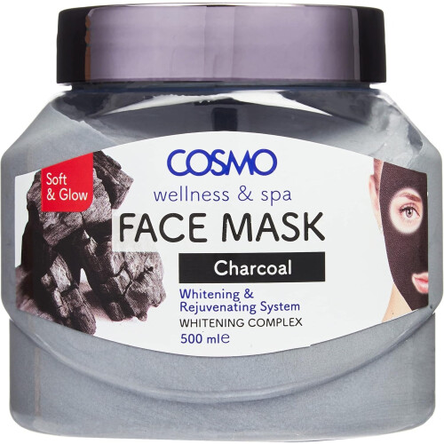 cosmo cosmetics Charcoal Face Mask, 500 ml