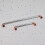 (320mm Handle) Copper Chrome Industrial Kitchen Handle Pipe Bar 14
