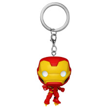 Funko POP! Keychain: Marvel - Iron Man - Marvel Comics Novelty Keyring - Collectable Mini Figure - Stocking Filler - Gift Idea - Official Merchandise