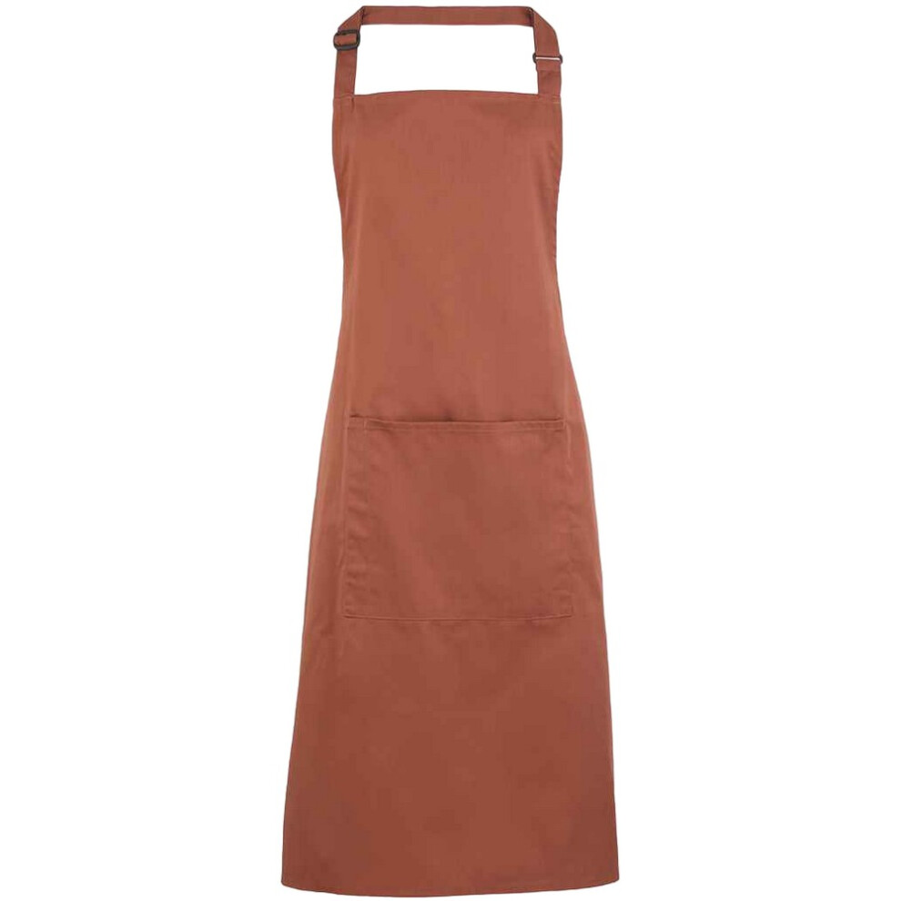 Premier Unisex (One Chestnut) Adult Colours Pocket Full Apron Size 35