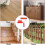 Paint Roller, Paint Pattern Roller, Wood Grain Tool Kit, Wood Graining Maker Tool with Handle for W 4
