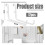 12Pcs Peg Board Hooks, Peg Board Accessories, Long Peg Board Hooks Set Metal Storage Tool Waterproo 3
