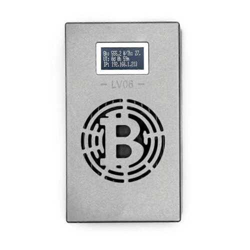Bitcoin Lucky Miner LV06 Silent Miner Machine BTC Miner BR Plug