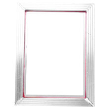 A3 Screen Printing Aluminum Frame 31X41Cm with White 43T Silk Print Polyester Mesh for High-Precisi