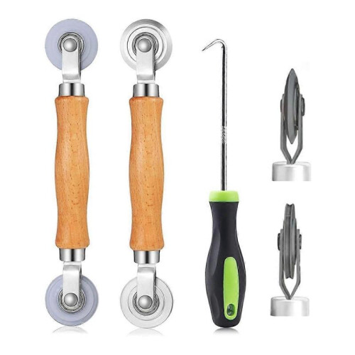 Screen Roller Tool,Screen Spline Tool,Spline Roller,3-In-1 Screen Door Repair Kit for Installing Do