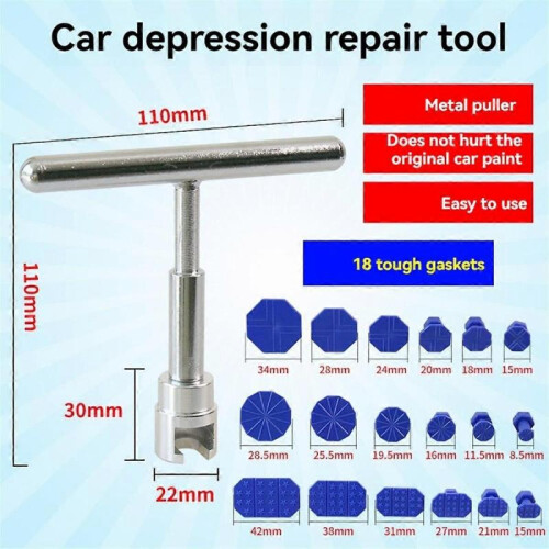 Car Dent Puller Tools Dent Mechanical Sheet Metal Slide Suction Cup Complete Kit for Automotive Bod