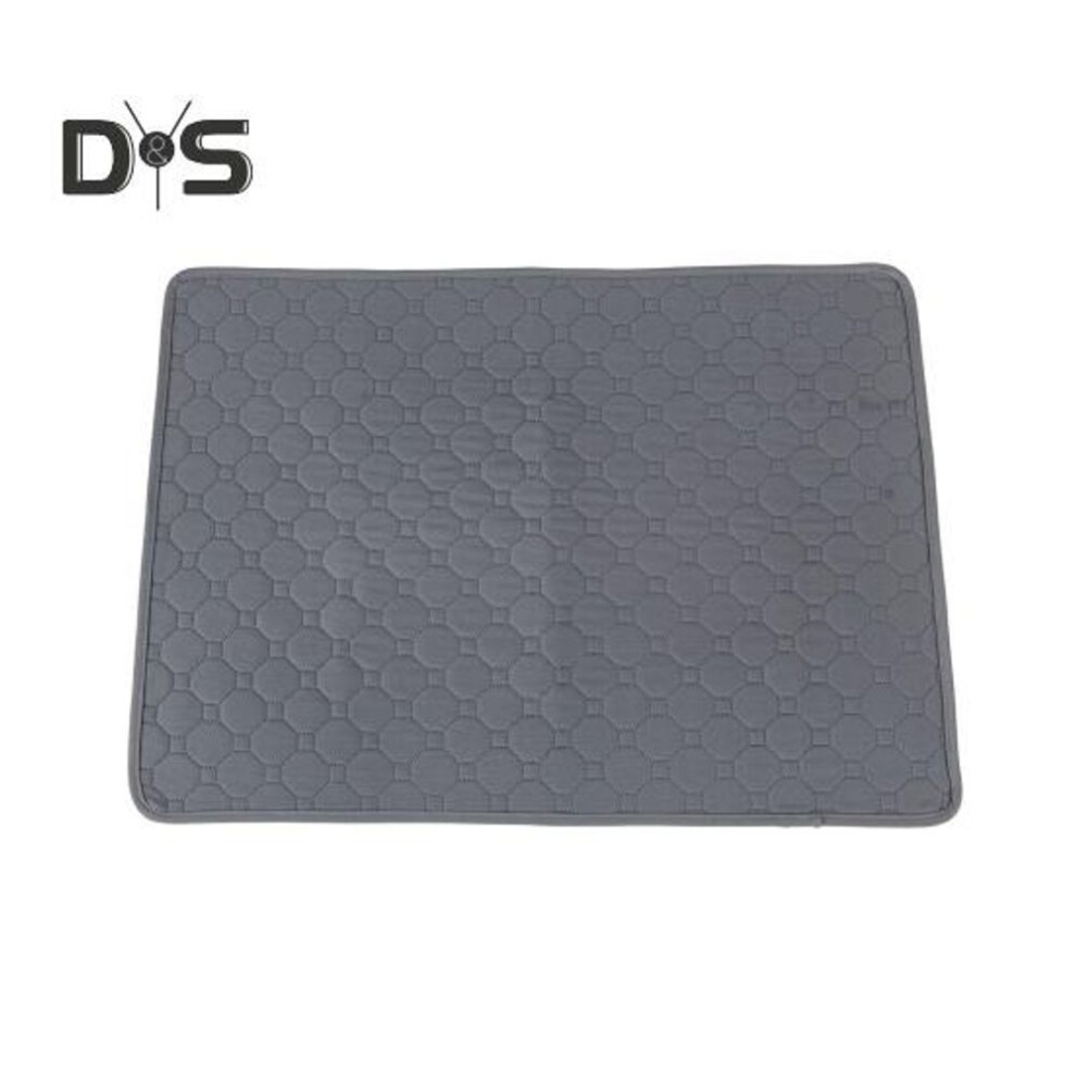 (grey, XL) Washable Pet Pee Pad Non-Slip Reusable Dog Diaper Mat Urine Absorbent Puppy Potty Training Pad Waterproof Dog Car Seat Cover