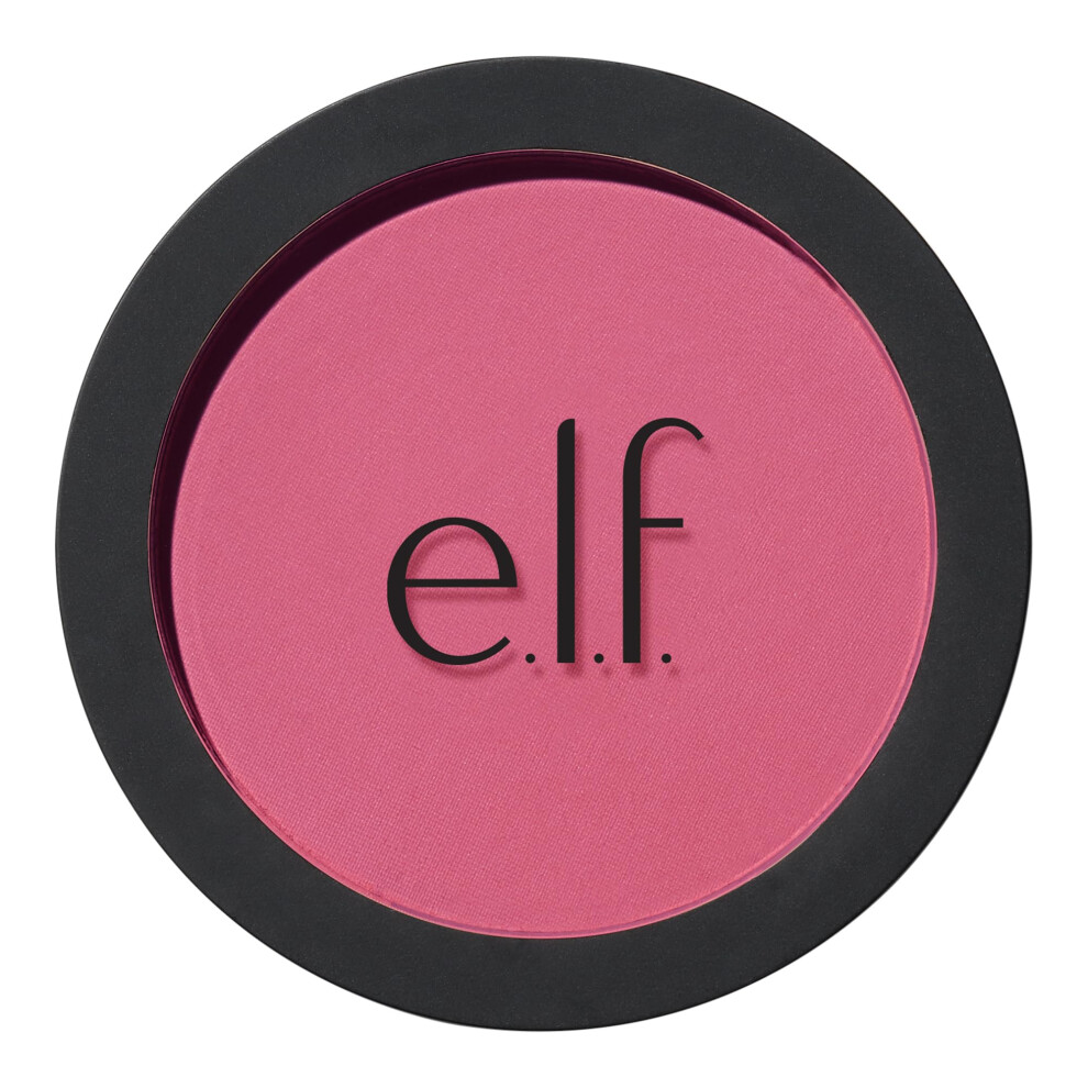 E.l.f. Primer-Infused Matte Blush Long-Lasting Lightweight & Buildable Powder Blush Delivers A Matte Finish Vegan & Cruelty-Free Always Vibrant