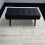 Grey Wooden Dining Table Set with 4 Grey Chairs and 1 Bench 6