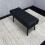 Grey Wooden Dining Table Set with 4 Grey Chairs and 1 Bench 7