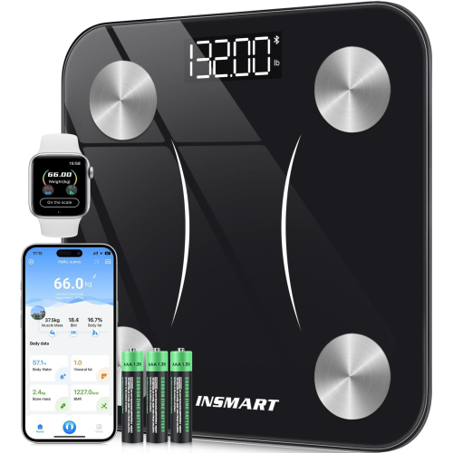 Bluetooth Body Fat Scales, INSMART Smart Digital Bathroom Weight