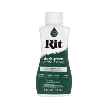Rit Dye Liquid - ampla sele      o de cores - 8 oz. (Verde escuro)