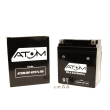 YTX7L-BS Atom AGM Motorcycle Battery - Lexmoto LSM 50 12-16