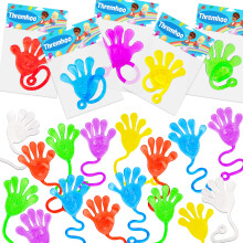 40 pcs mains collantes pour les enfants sac goodie sober stretchy treasure box jouet classe classe etudiant mini jouets en vrac pinata remplissag