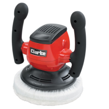CLARKE CAR POLISHER 110W 10" ORBITAL POLISHING DETAILING MACHINE BUFFER CP254
