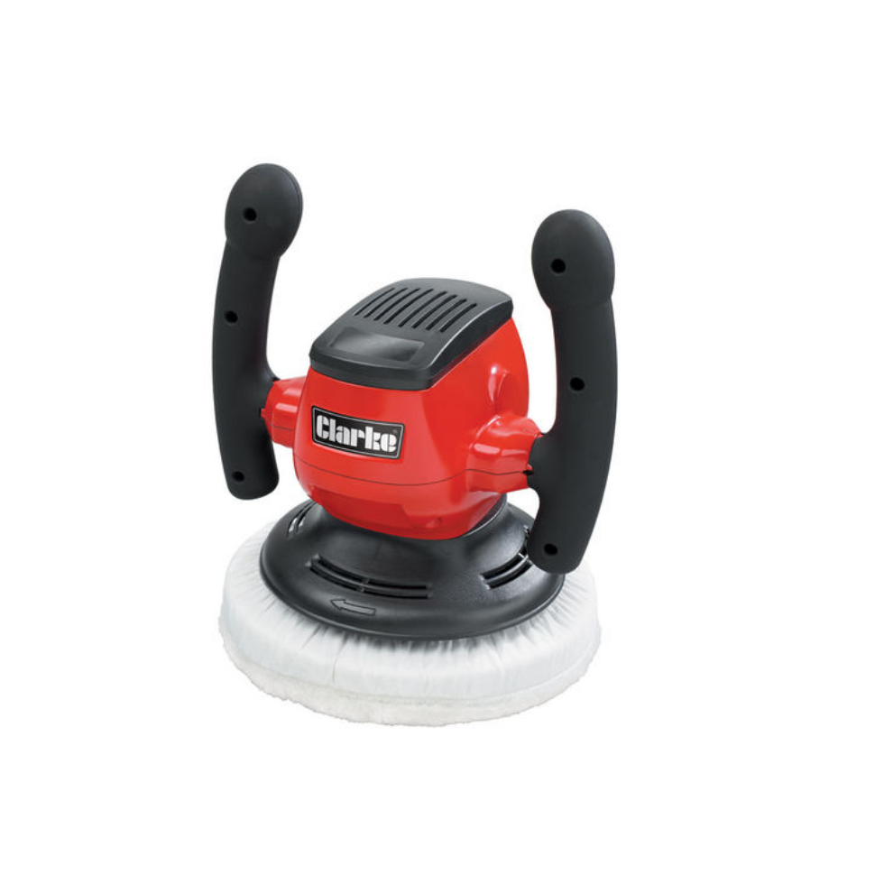 CLARKE CAR POLISHER 110W 10" ORBITAL POLISHING DETAILING MACHINE BUFFER CP254