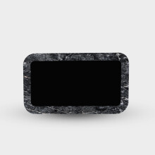 MightySkins Skin Compatible with Amazon Echo Show 5 (Gen 3) - Onyx Marble | Protective  Durable  and Unique Vinyl Decal wrap Cover | Easy to Apply  Re