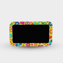 MightySkins Skin Compatible with Amazon Echo Show 5 (Gen 3) - Peace Cloth | Protective Durable and Unique Vinyl Decal wrap Cover | Easy to Apply Re