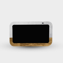 MightySkins Skin Compatível com Amazon Echo Show 5 (Gen 3) - Madeira Betão | Protetor Durável e Único