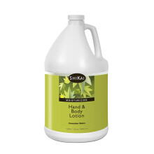 ShiKai Hand- en bodylotion (komkommermeloen 1 gallon) | Dagelijkse vochtinbrengende huidverzorging voor droge en gebarsten handen | Met Alo?Vera en V