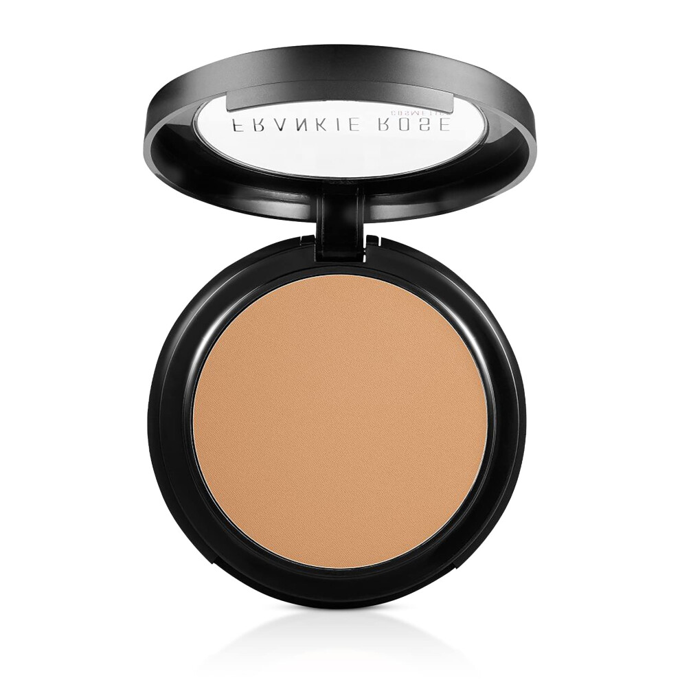 Frankie Rose Cosmetics Powder Foundation - Full Coverage Face Powder For Pores & Imperfections  Evens Out Skin Tone & Shine-Control | 58 Gra-image-OPC-PFNH82B-NEW