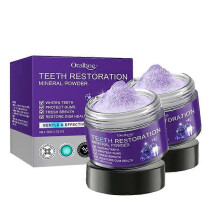 2X New Dental restoration mineral powder, mineral tooth powder, teeth whitening