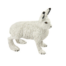 Safari Ltd. Arctic Hare Figurine - Detailed 2.5"""" Plastic Model Figure - Fun Educational Play Toy for Boys Girls & Kids Ages 3+