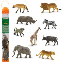 Safari Ltd. South African Animals TOOB - Detailed Miniature Figurines of Elephant Lion Zebra and More - Fun Educational Play Toy for Boys Gir