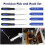 12Pcs Auto Trim Removal Tool Set Pry Tools Kit, Door Panel Removal Tool, Fasteners Remover, Automot 11