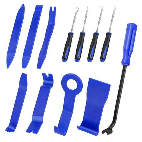 12Pcs Auto Trim Removal Tool Set Pry Tools Kit, Door Panel Removal Tool, Fasteners Remover, Automot