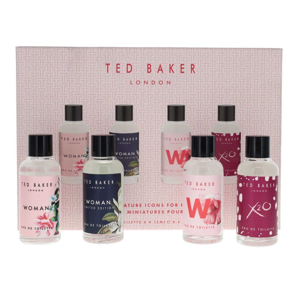 Ted Baker Icons 4 x Eau de Toilette 15ml Gift Set For Women