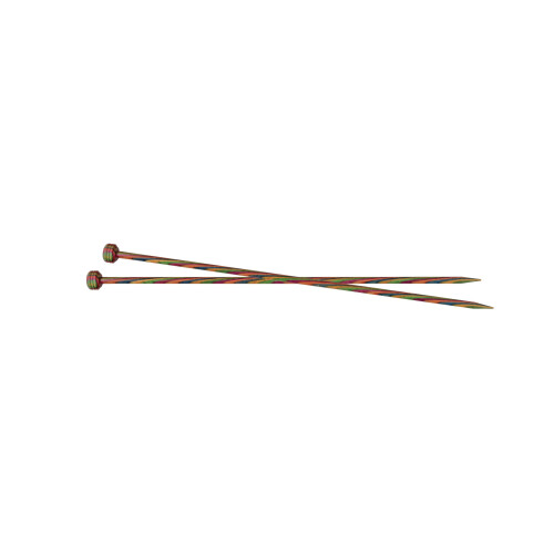 KnitPro 35 cm x 3.25 mm Symfonie Single Pointed Needles  Multi-Color