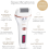 Essy Electric Foot File Hard Skin Remover with 5 Replacement Rollers 4