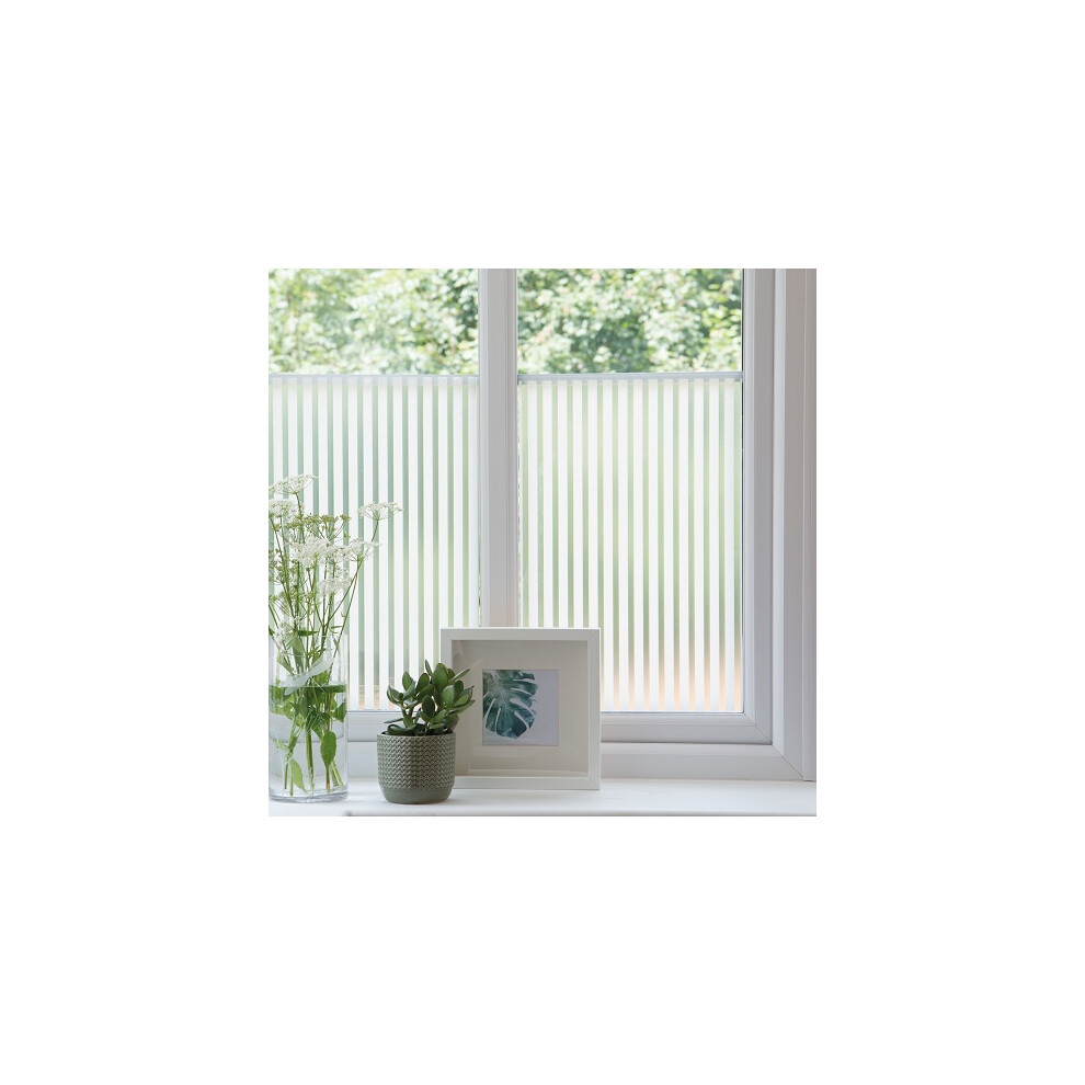 (67.5cm) LINIA static cling vinyl window privacy film (1.5m long)