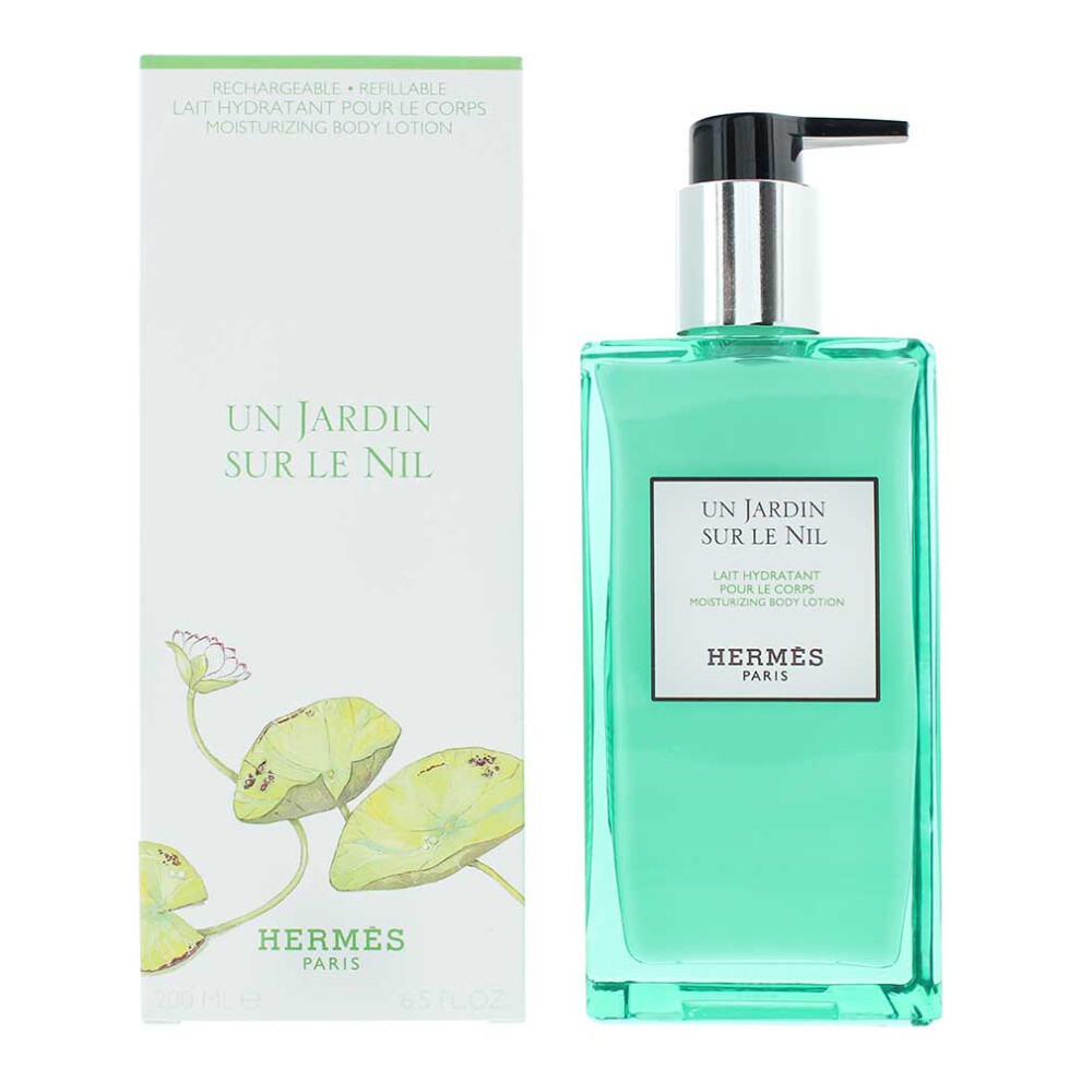 Hermes Un Jardin Sur Le Nil Moisturizing Body Lotion 200ml For Women