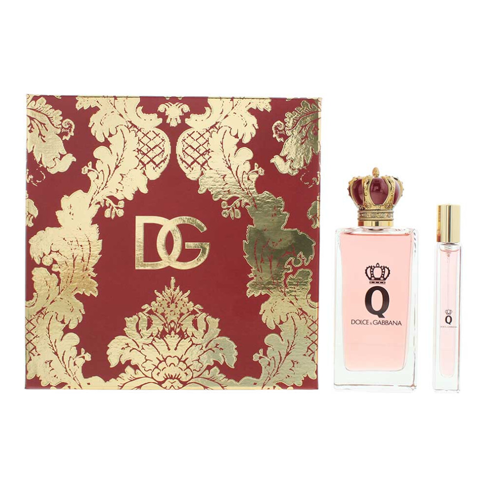 Dolce & Gabbana Q 2 Piece Gift Set: EDP 100ml - EDP 10ml For Women