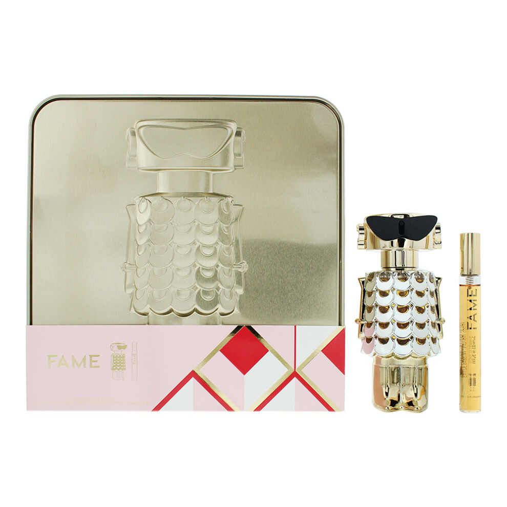 Paco Rabanne Fame 2 Piece Gift Set: EDP 80ml - EDP 10ml For Women